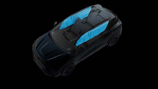 Renault Kiger  - curtain airbags