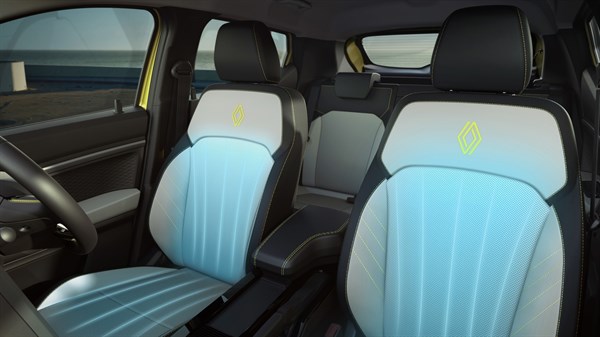 new ventilated leatherette seats - Renault Kiger