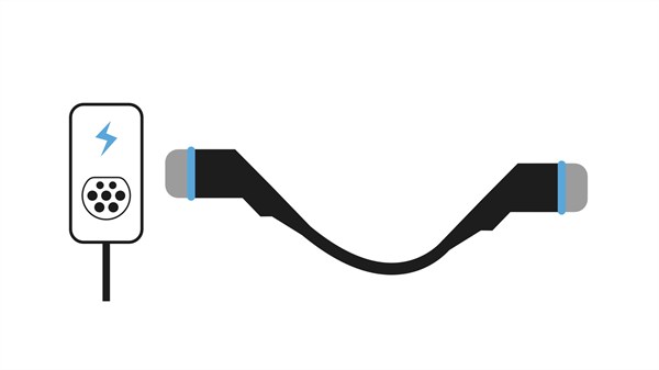 Renault kwid E-Tech 100% electric - cable