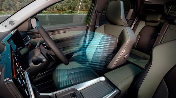 front ventilated seats - Renault Duster