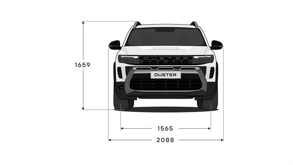 dimensions - Renault Duster