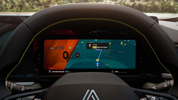 Renault Duster - digital cluster