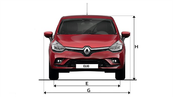 Renault Clio - Dimensions
