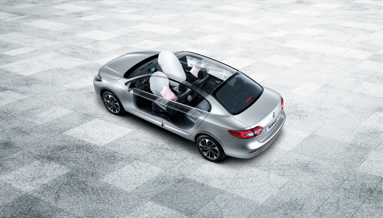 front airbags of Renault model 